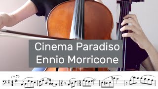 Ennio Morricone  Cinema Paradiso Tutorial by Cello Studio [upl. by Adnalahs]