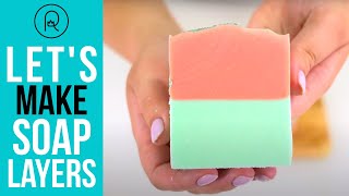 How to Make Layers in Cold Process Soap  Royalty Soaps [upl. by Amme]