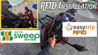 RFID installation for Kawasaki Zx6r  AutoSweep and Easytrip  rTUNE Motovlog [upl. by Ppilihp373]