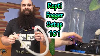 How to Set Up and Use a Repti Fogger  A Must Have for Any Reptile Owner 👍 [upl. by Autumn]