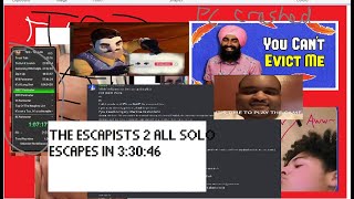 The Escapists 2  ALL SOLO ESCAPES IN 33106800  FULL VOD [upl. by Medin]