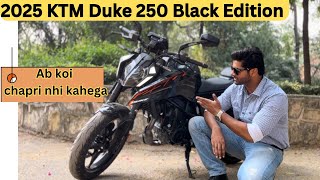 2025 All New KTM Duke 250 Black edition Detailed review  TFT display slipper clutch duke250 [upl. by Anais]