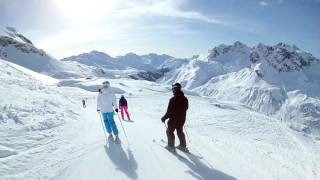 The best skiing 2017 St AntonLechZürsWarthSchröcken Austria [upl. by Gerti]