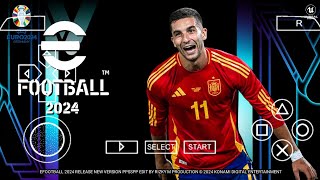 eFootball 2025 PPSSPP PS5 Camera Real Faces HD Latest Transfers amp Best Graphics [upl. by Widera]