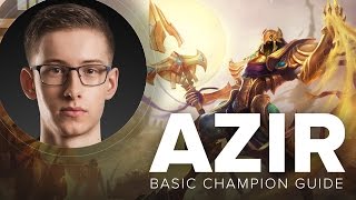 Educational Climb from Diamond to Challenger with ONLY Azir NEW RANKED CLIMB 1  Best Azir Build [upl. by Ethbin]