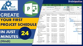 Create your first Microsoft Project schedule in just 24 minutes [upl. by Aiel]