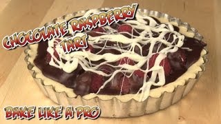 Chocolate Raspberry Tart Recipe [upl. by Asselem288]