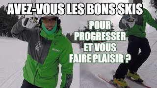 Ski  Avezvous les BONS skis pour PROGRESSER et vous faire PLAISIR  coup de gueule [upl. by Mervin]