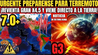 IMPACTO FUERTE LLEGA ESTOS DIAS PREPARENSE PARA TERREMOTO 70 CINTURON DE FUEGO EN ALERTA SISMICA [upl. by Devonna]