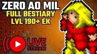 Tibia  Knight 190 bestiary e rush   Ek Do zero ao Mil [upl. by Eidnalem]