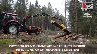 Igland 450 Swingtrac Timber Trailer [upl. by Attela908]