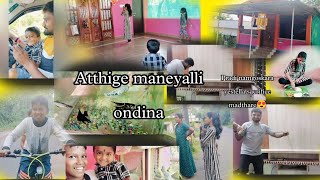 Pradi namgoskara yestella sacrifice madthare ☺️atthige maneli ondinakannada vlog2024 viralvideo [upl. by Edyaj]