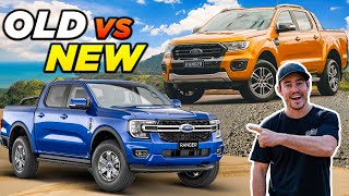 2022 V6 FORD RANGER vs OLD model Is it REALLY better Expert review amp comparison [upl. by Bartlet]