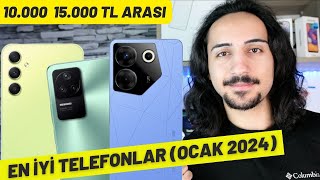 10000  15000 TL Arası En İyi Telefonlar OCAK 2024 [upl. by Villiers620]