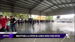 Orden del día en las elecciones las largas filas [upl. by Prudie]