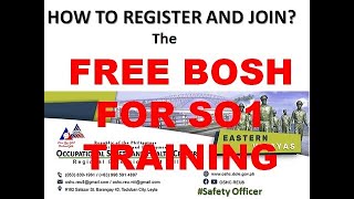 How To Register and Join the Free BOSH Training for SO1 [upl. by Cami727]