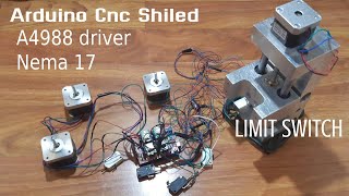 Arduino Cnc Shield Tutorial Nema17 Limit Switch [upl. by Dhruv]