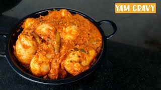 Small yam Yam balls recipe  Best yam recipe Small yam chutny yam curry recipe  yam gravy recipe [upl. by Jacoby418]