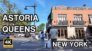 Walking Astoria  Broadway amp Steinway Street  Queens New York City Tour 4K [upl. by Ellga936]