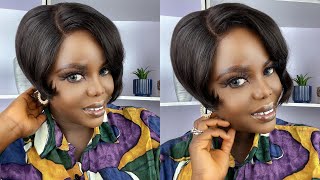 The Best Natural 6 inch Pixie Bob Wig Install  Beginner Friendly  Ft Soul Lady Wigs Review [upl. by Siladnerb]