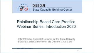 RelationshipBased Care Practices Webinar Series Introduction [upl. by Farlee914]