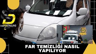 ERBAP DETAILING Far Temizleme  Detaylı Far Temizliği Nasıl Yapılıyor [upl. by Nilyad]