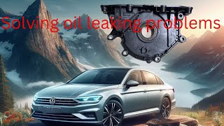 How to solve oil leaking problems to VW Passat 2015 16 dizel [upl. by Stone]