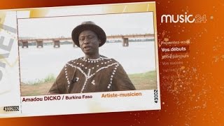 MUSIC24  Burkina Faso Amadou Dicko Musicien [upl. by Kelby789]