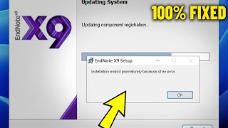 Installation ended prematurely because of an error in Windows 11  10  8  7  How To Fix install ✅ [upl. by Ecyob]