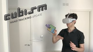 Cubism VR Hand Tracking update in Augmented Reality Oculus Quest 2 [upl. by Remled]