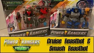 Power Rangers Beast Morphers  Cruise and Smash Beastbot Figure Review [upl. by Fraase]