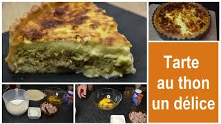 Tarte au thon et Mozzarella  une tarte salé à découvrir absolument [upl. by Waylin970]