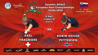 Day 7 Youth Its 9ball at Dynamic Billard European Pool Championships Youth 2024 [upl. by Aikkin]