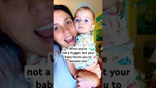 Clingy babies become the “huggers” of life babyhugs capcutcaptions babyclips happybabies capcut [upl. by Maxie]