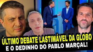 Último debate lastimável da Globo entre Nunes e Boulos e o dedinho do Pablo Marçal [upl. by Salim]