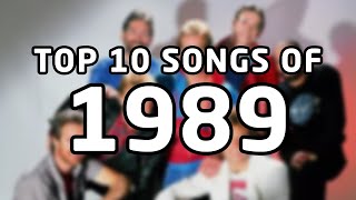 Top 10 songs of 1989 [upl. by Siramed]