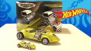 124 SCALE TWIN MILL  Hot Wheels Legends Twin Mill DieCast Set Review [upl. by Gerfen]