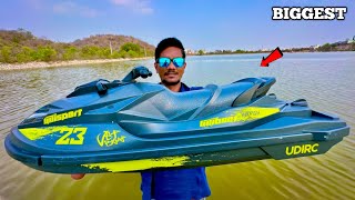 RC New Big size TurboJet Ski Unboxing amp Testing  Chatpat toy TV [upl. by Beetner]