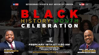 Black History Month Celebration  Pastor Joe L Stevenson  Black History Month  Feb 19 2022 [upl. by Iaoh]