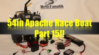 54in RC Apache Race Boat Build Part 15 [upl. by Eseret503]