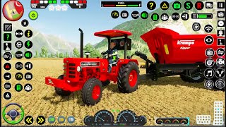 Lets Play Tractor Driving Farming Games Android gameplay [upl. by Eidlog]