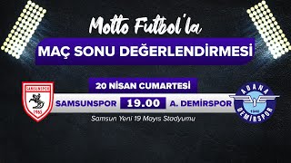 Samsunspor  Adana Demirspor Maç Sonu Değerlendirmesi [upl. by Gaulin]