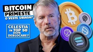 BITCOIN PRIMESTE CEA MAI BULLISH VESTE Pyth peste Chalink  Solana si Sui au noi updateuri [upl. by Orvil]