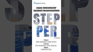 Stepper Equipment  Nikon NSR2205i11D NSRSF140 Canon FPA3000EX4  FPA5500iZ ASML PAS5500350 [upl. by Tegan428]