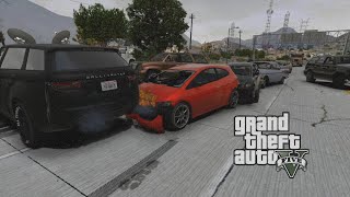 GTA 5 Car Crash Compilation [upl. by Aihsoek713]