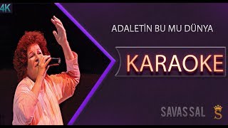 Adaletin Bu Mu Dünya Karaoke Türkü [upl. by Euqinwahs598]