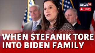 LIVE Republican Elise Stefanik Hits Out At US President Joe Bidens Family  US News LIVE  N18L [upl. by Llennaj]