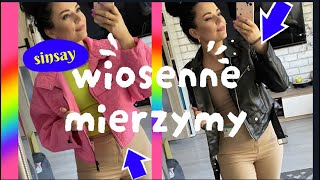 WIOSENNE NOWOŚCI SINSAY mierzymy☀️😃 [upl. by Quenna736]