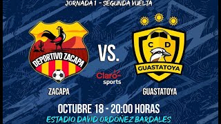 Zacapa vs Guastatoya Jornada 12 Intergrupos EN VIVO LIGA NACIONAL GUATE BANRURAL [upl. by Akeenat396]