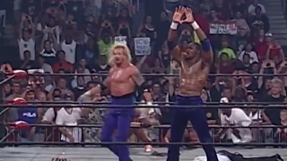 Karl Malone amp Diamond Dallas Page vs Dennis Rodman amp Hulk Hogan Bash at the Beach 1998 [upl. by Ready861]